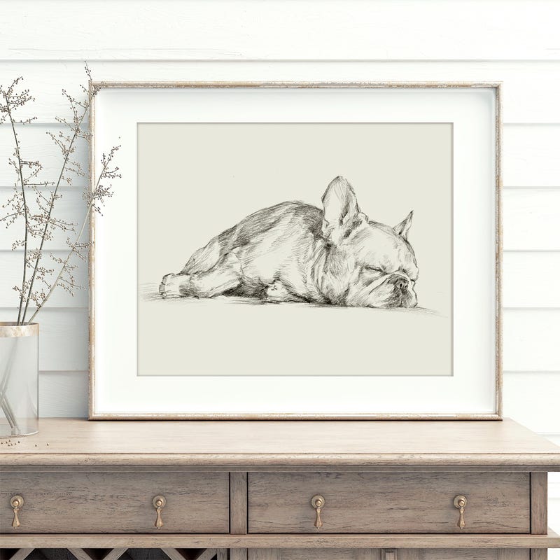 Dog Contour Drawing - Etsy