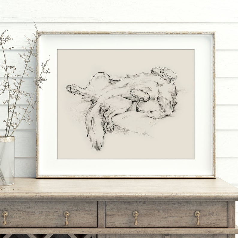 Golden Retriever Art Print by Ethan Harper image 1