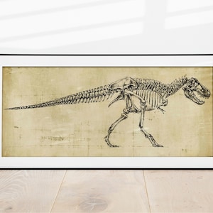 Tyrannosaurus Rex Art, Oddities and Curiosities , T-Rex Drawing, Dinosaur Skeleton, Dinosaur Art, T Rex Fossil. Christmas