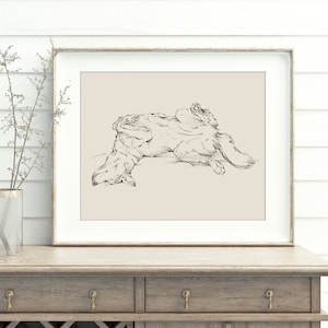 Husky Fine Art Print. Husky Drawing. Dog Artwork. Dog Wall Decor. Gifts for Dog Lovers