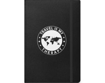 Podróże to moja terapia Notatnik w twardej oprawie