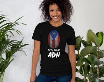 Camiseta unisex ADN puertorriqueño