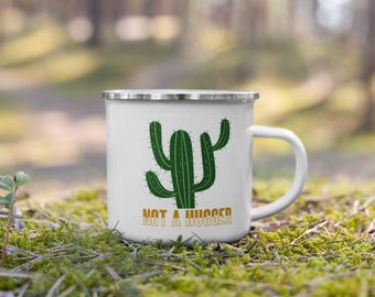Not a hugger Enamel Mug