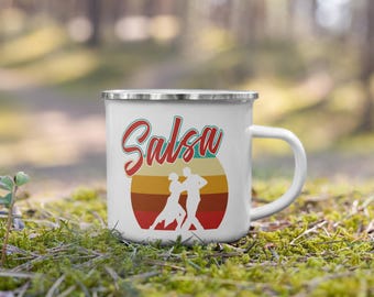 Salsa dancing Enamel Mug