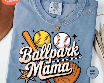Chemise maman baseball couleurs confort, chemise maman baseball, chemise maman softball, cadeau baseball maman, chemise game day, chemise baseball maman