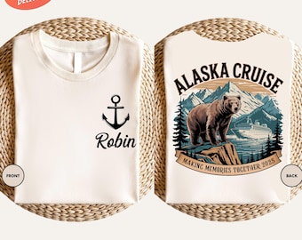 Personalized Alaska Cruise Shirt, Custom Family Cruise Shirt, Family Matching Shirt, Cruise Squad Shirt, Custom Group Shirt, Alaska Shirt