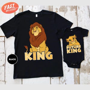 Disney Lion King Future King Shirt, Disney Father's Day Gift, Dad And Son Matching Shirt, Animal Kingom Shirt, Disney Family Vacation Shirt