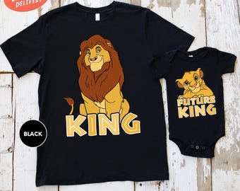 Disney Lion King Future King Shirt, Disney Father's Day Gift, Dad And Son Matching Shirt, Animal Kingom Shirt, Disney Family Vacation Shirt