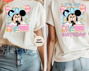 Minnie Birthday Shirt, Minnie Mouse Birthday Tee, Minnie Birthday Girl Outfit, Minnie Mouse Shirt, Disney Minnie Shirt, Disney Birthday Tee