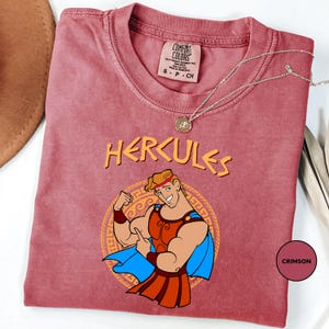 Disney Family Group Matching Shirt, Walt Disney World T-Shirt, Hercules Shirt, Disney Hercules Character Tee, Disneyland Trip Shirt image 3