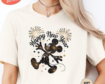 Mickey Mouse Christmas Shirt, Happy New Year Shirt, Disneyland Christmas Party Shirt, Christmas Family Disney Trip Shirt, Mickey Xmas Shirt
