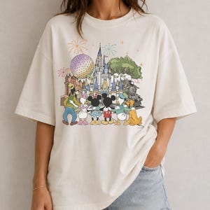 Retro Mickey Disneyworld Comfort Colors Shirt, Walt Disneyworld Shirt, Mickey And Friends Shirts, Disney 2026 Trip, Disneyworld Matching Tee image 4