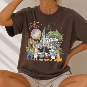 Retro Mickey Disneyworld Comfort Colors Shirt, Walt Disneyworld Shirt, Mickey And Friends Shirts, Disney 2026 Trip, Disneyworld Matching Tee image 3