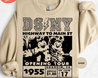 Vintage Disney-sweater, Disney klassieke Mickey Mouse-sweater, Disneyland vakantiesweatshirt, Disney Trip-zweet, Disney Retro-trui