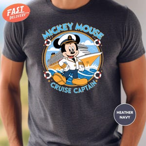 Mickey Mouse Cruise Captain Shirt, Disneyland Cruise Shirt, Mickey Cruise Shirt, Disney Cruise Trip Shirt, Disney Family Cruise Shirt