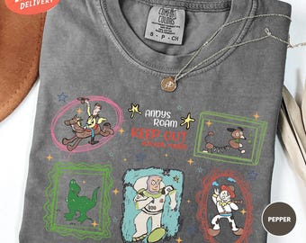 Comfort Colors Disney Toy Story Shirt, Toy Story Characters Shirt, Retro Toy Story Tee, Disneyworld Family Shirt, Buzz Lightyear Shirt
