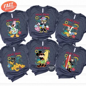 Disney Spring Break-shirt, Disney Cruise-shirt, familie Disney-vakantieshirt, Disney Group-shirt, Disneyland Trip-shirt, shirts zomerploeg