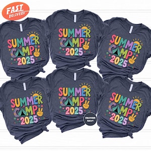 Summer Camp 2025 Shirt, Family Camping Shirt, Summer Vacation Shirt, Family Matching Shirt, Camping Group Shirt, Adventure Shirt
