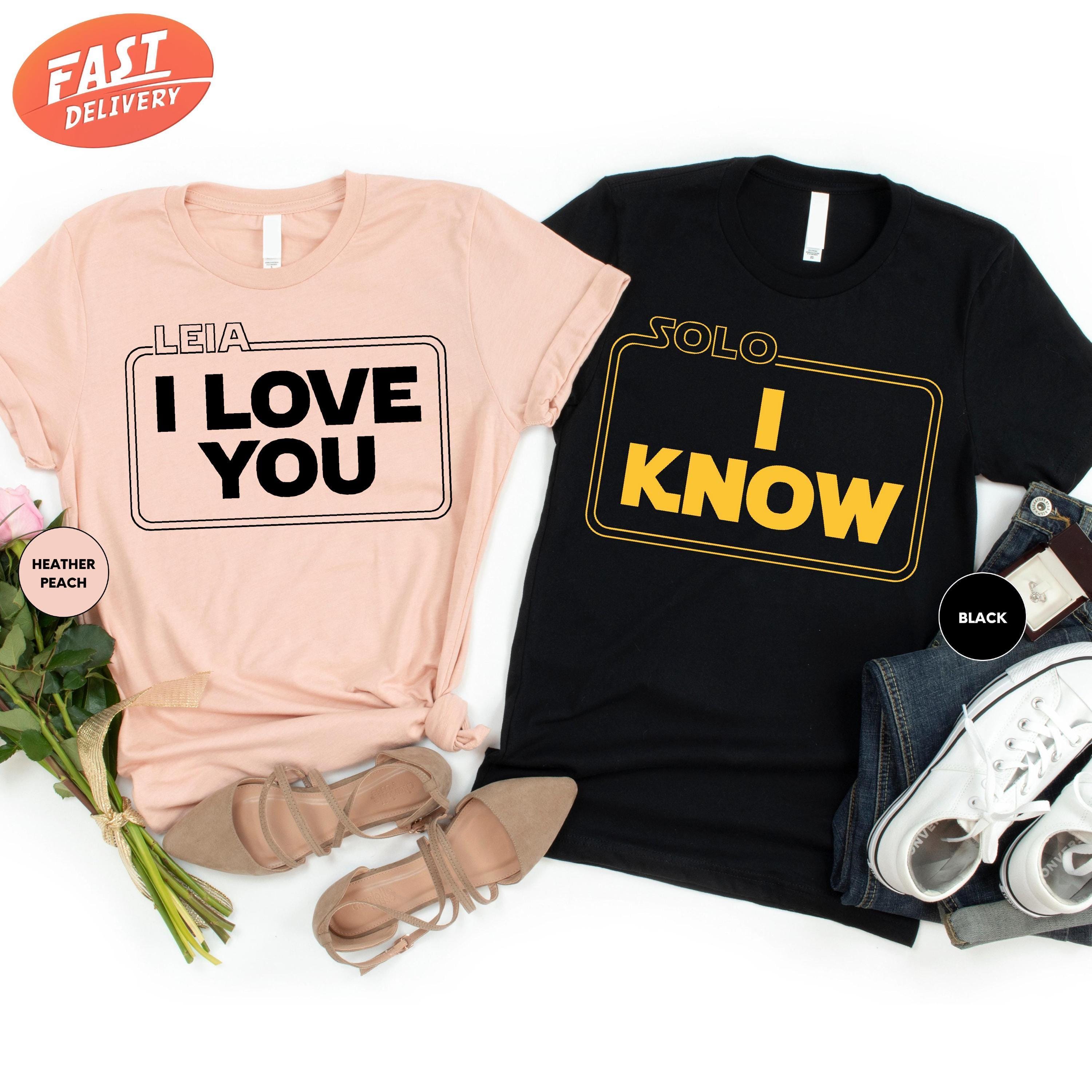 Han and Leia I Love You I Know - Etsy