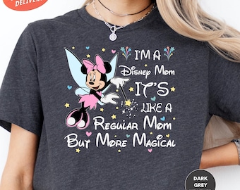 Funny Disney Mom Shirt, Magical Mom Shirt, Disney Mother's Day Shirt, Disney Family Shirt,  Minnie Mouse Mom Shirt, Mother's Day Gift