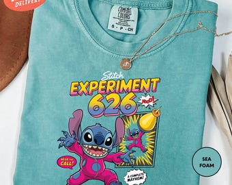 Comfort Colors Disney Stitch Shirt, Stitch Experiment 626 Shirt, Disney Trip Shirt, Disneyworld Shirt, Lilo And Stitch Shirt, Disney Gift