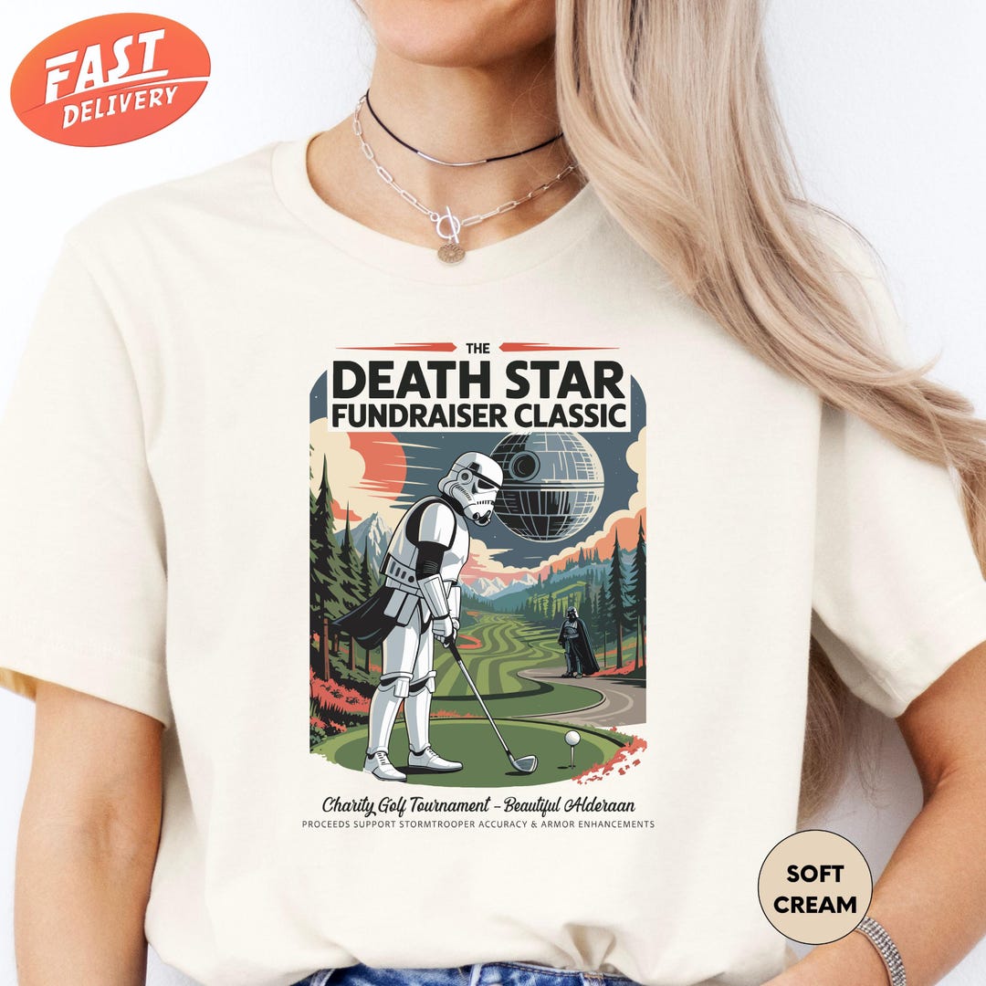 Star Wars Golf Shirt, Death Star Fundraiser Classic Shirt, Classic  Stormtrooper Shirt, Golf Tournament Shirt, Disney Golf Shirt, Golf Gift 