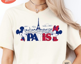 Disneyland Paris Shirt, Disney Paris Vacation Shirt, Mickey Minnie Eiffel Tower Shirt, Family Vacation Shirt, Family Matching Paris Shirt