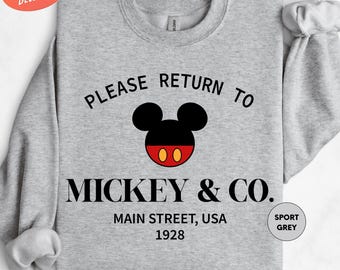 Mickey & Co Disneyland Sweatshirt, Vintage Disneyland Sweat, Family Vacation Sweatshirt, Disney Vacation, Epcot Sweatshirt