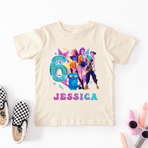 Custom Huntrix Birthday Shirt, Zoey Rumi Mira T-Shirt, Personalized Kpop Hunter Birthday Tee, Huntrix Fan Gift Shirt image 2