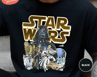 Retro Disney Star Wars Shirts, Star Wars Shirt, Disney World Shirt, Disney Family Shirt, Vintage Star Wars Shirt, Disney Trip Tee