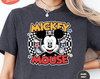 Retro Mickey Mouse Shirt, Vintage Mickey Shirt, Classic Mickey Shirt, Disney Vacation Shirt, Disney Family Trip Shirt, Magic World Shirt