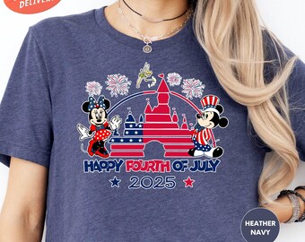 Happy Fourth Of July 2026 Shirt, Mickey And Friends 4th Of July Shirt, Disney 4th Of July Shirt, Patriotic Shirt, Independence Day Shirt