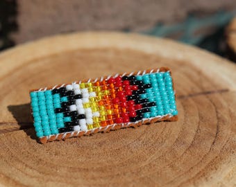 Navajo Handmade Beaded Pin