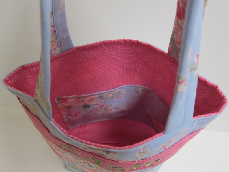 Personalized Kids Tote with Crayon Roll Personalized Kids Tote Bag 100s Fabric Choices Quiet Tote Design Your Own Flower Girl Gift