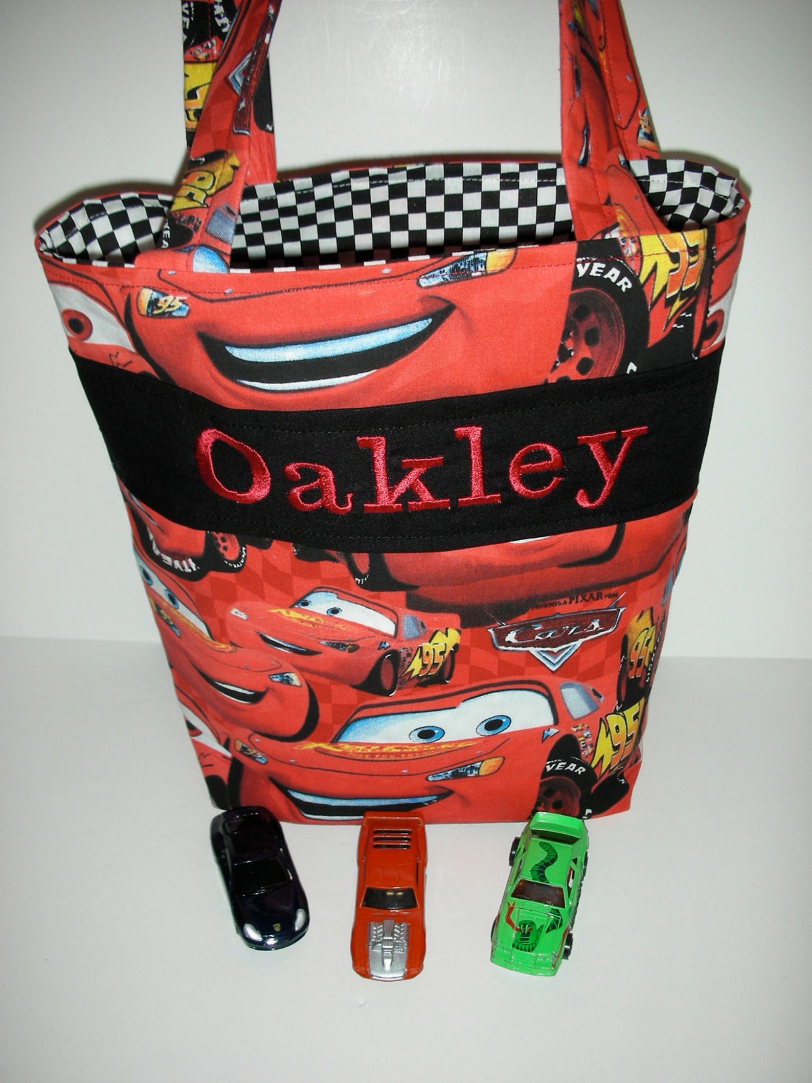 Cars Carrier Tote Hot Wheels Tote Lightening Mcqueen Speed Etsy