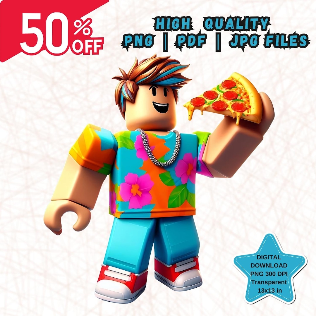 Pizza Roblox Png Digital Instant Download High Resolution Images Il Pxlf