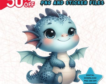 Cute baby dragon, Dragons watercolor clipart, cute dragon PNG, nursery decor, neutral dragons clip art, baby dragon, png Dragon, baby shower