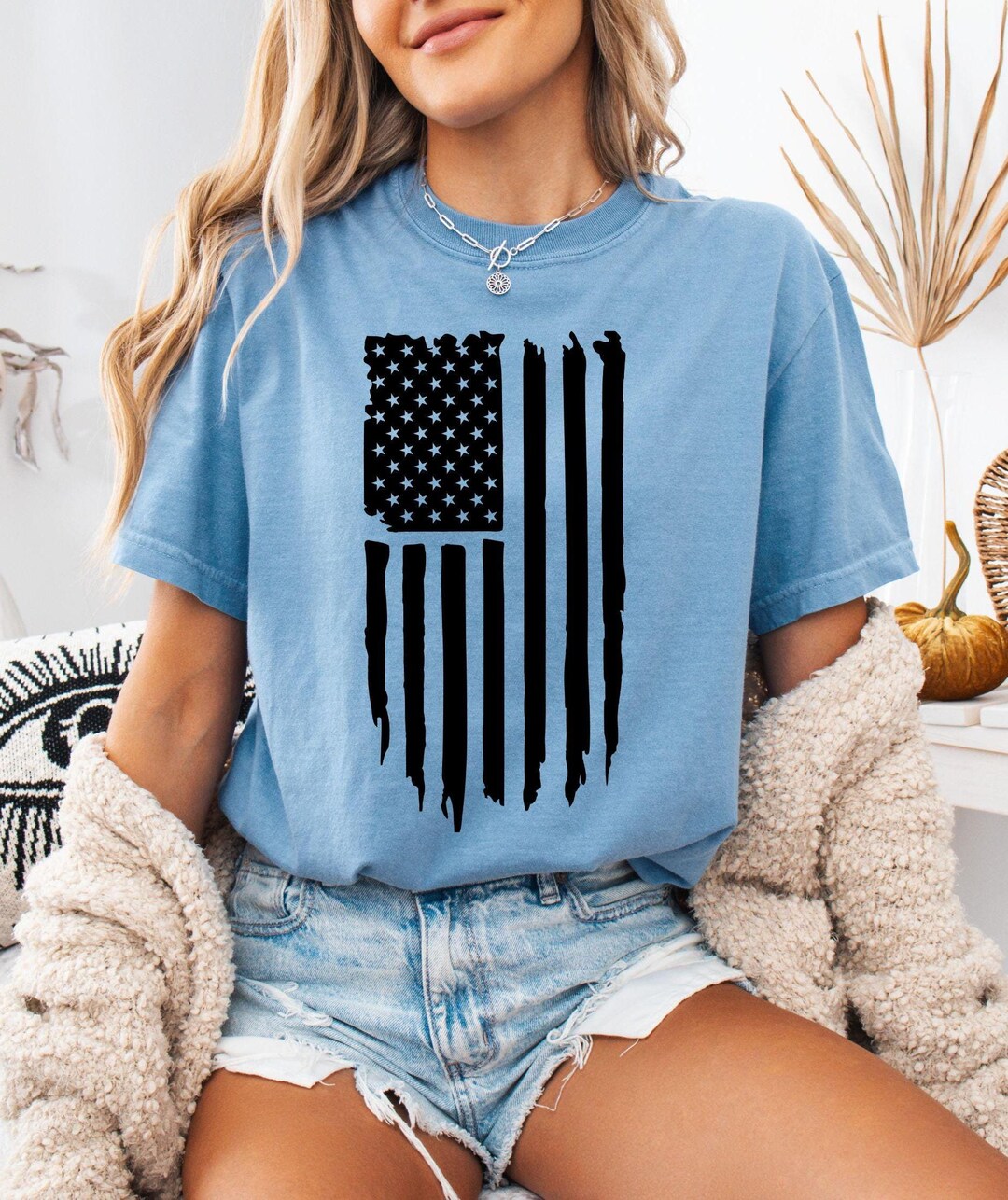 Comfort Colors, American Flag, USA Flag Shirt, Military Flag Shirt ...