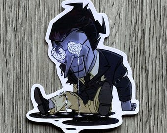 Spamton Static - Die Cut Vinyl Sticker 3"