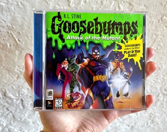 Goosebumps: Attack of the Mutant PC 1997 Interactive CD-Rom Game ~ RLStine