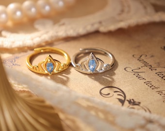 Queen's crown engagement ring, engagement ring, ice queen, ice queen crown ring, queen's tiara ring, princess ring, promise ring