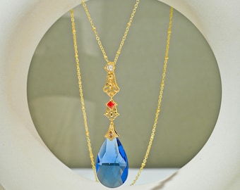 Necklace Set,Crystal,howl earring,Sophia earring,Howl’s Jewelry ,Howl’s  Necklace,Howl’s Earrings,Sophia earrings