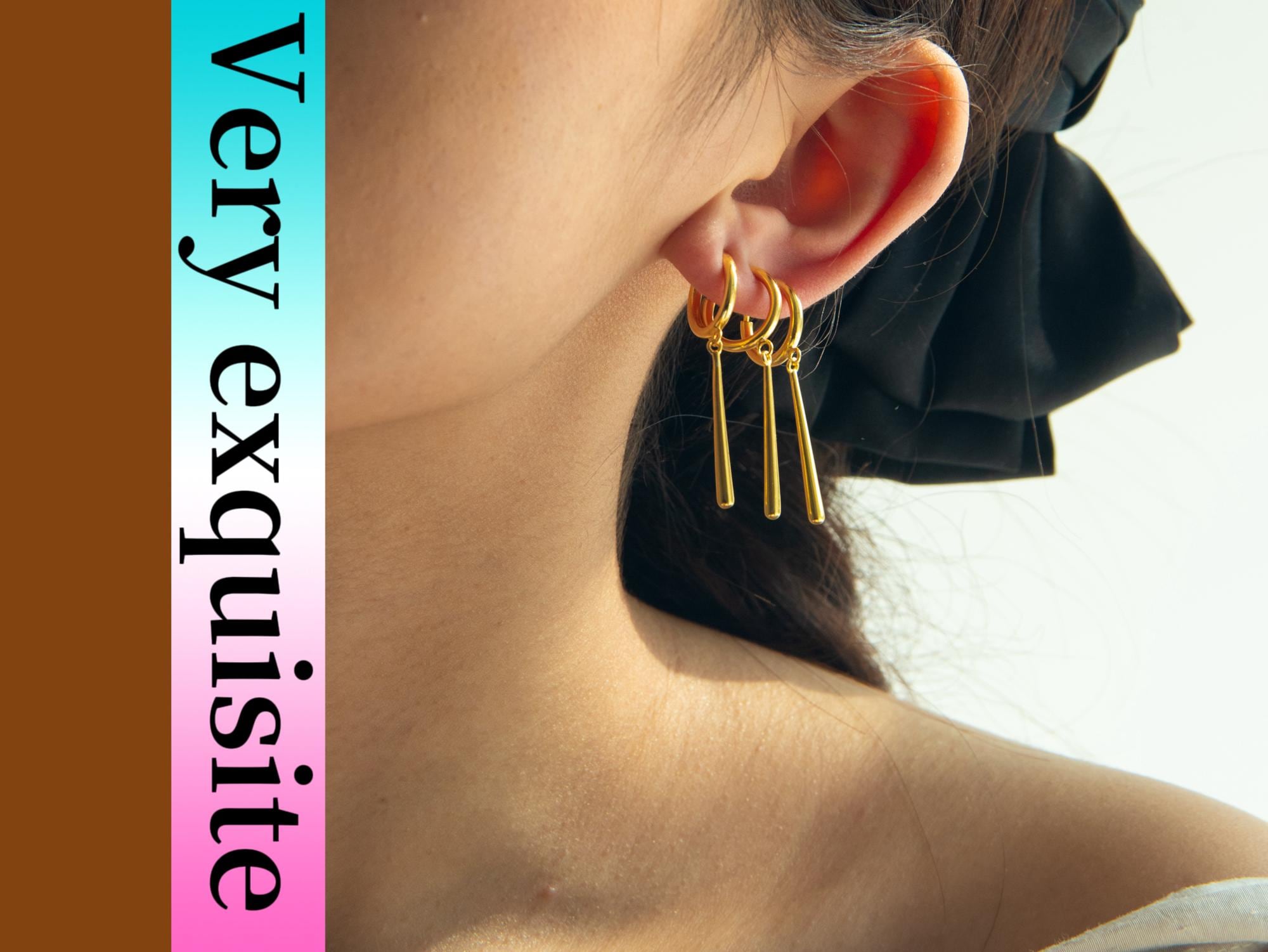 18k Gold Zoro Earrings - Etsy