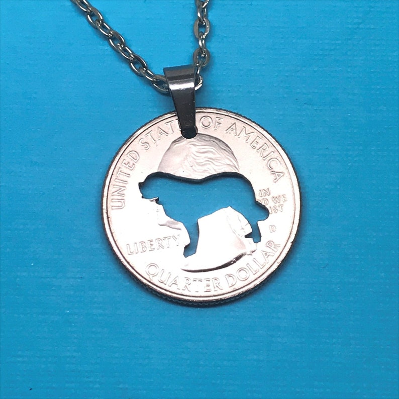 Saint Bernard Pendant Necklace or Keychain Choose Coin