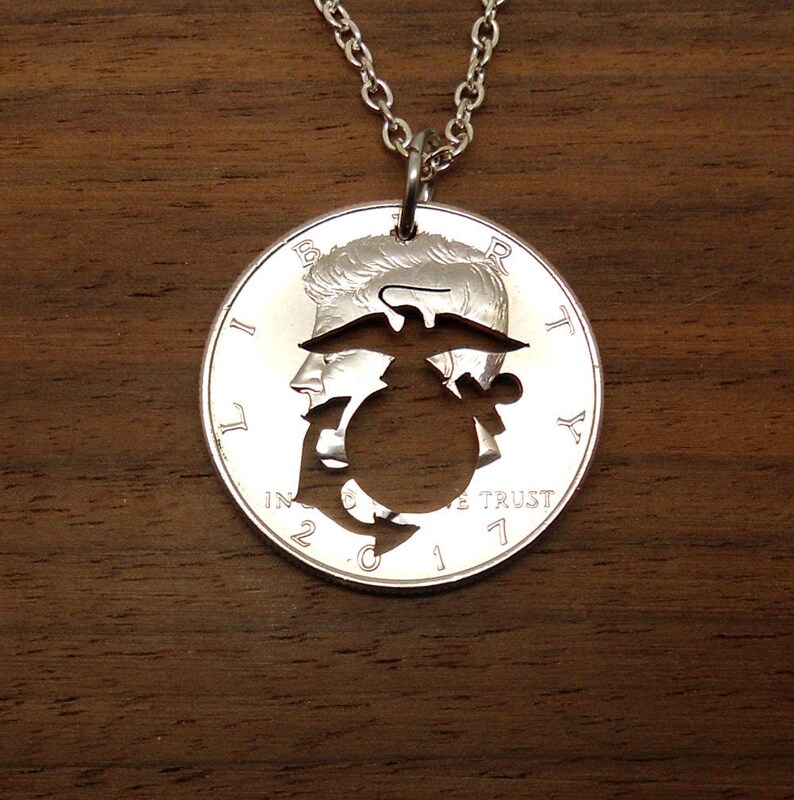 Marine Corps Necklace Or Keychain Usmc Marines Image 0