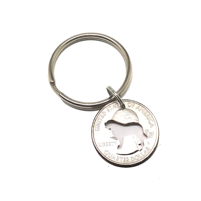 Saint Bernard Pendant Necklace or Keychain Choose Coin