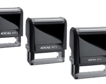 Self Inking Stamp - Personalized - Return Address - Deposit - Signature - Tag Line - Fun Stamps