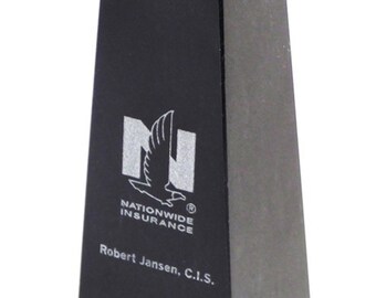 Black Marble Pinnacle Award   2" x 8"