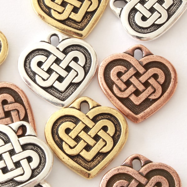 Celtic Knot Charms Etsy