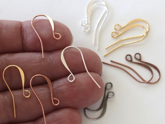 Earring Hooks, French Wire 25mm, Stainless Steel (144 Pieces) 
